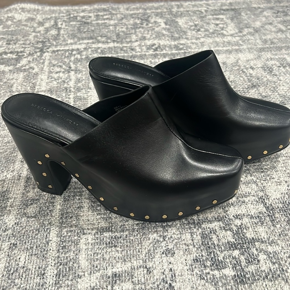 Rebecca Minkoff Nanine Clog - Black - Size 8.5